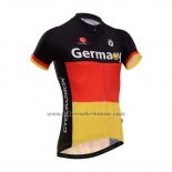 2014 Fahrradbekleidung Fox Cyclingbox Rot und Gelb Trikot Kurzarm und Tragerhose